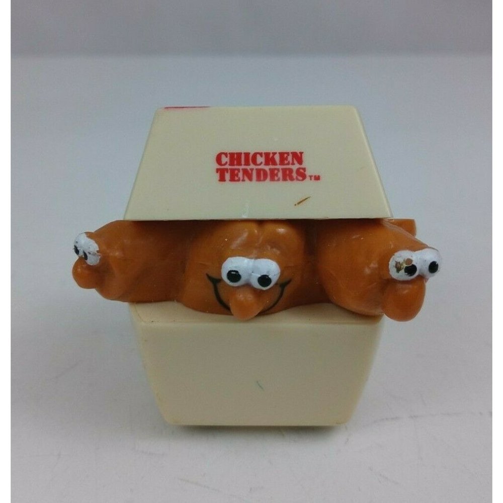 Vintage 1989 Graphics Burger King Checkin Nuggets Rolling Racer Toy